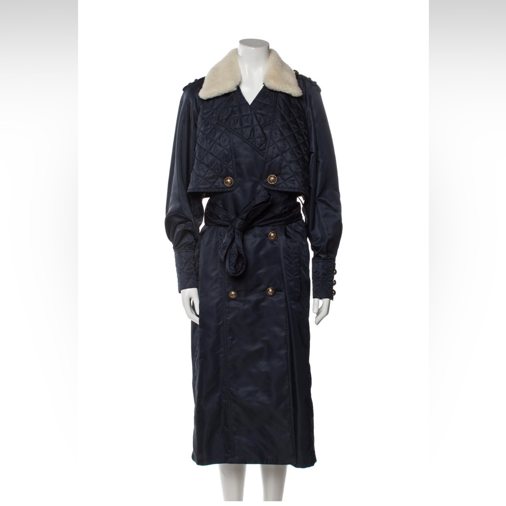 Balmain trench coat